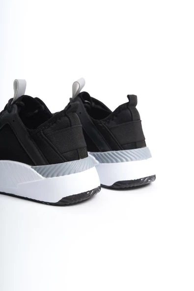 Kadın Bağcıklı Kalın Taban Günlük Spor Ayakkabı Sneaker - Resim 9