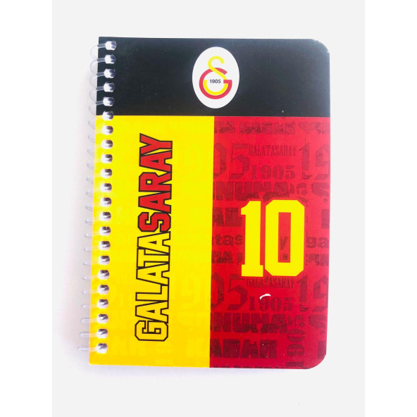 Lisanslı Galatasay A-6 Not Defteri karton kapak 80 yaprak defter