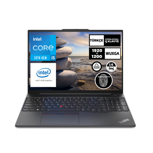 Lenovo Thinkpad E16 Gen 1 i5-1335U 16GB 512GB SSD 16" WUXGA Windows 11 Pro 21JN000BTX 013