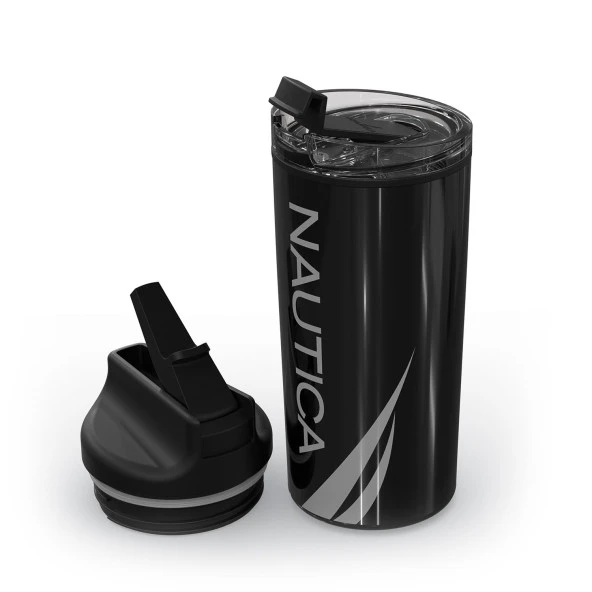 Nautica NTM02 Sport Termos Paslanmaz Çelik 500 ml J.Class Siyah