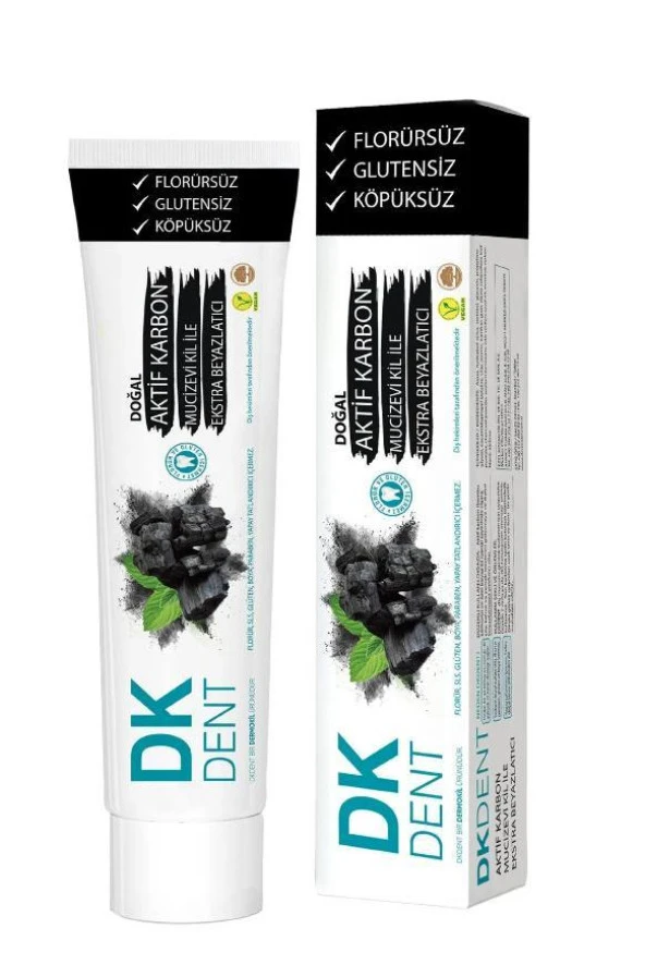 Dermokil Dent Aktif Karbon Diş Macunu 75 ml