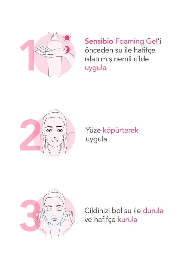 Bioderma Sensibio Foaming Gel Hassas Ve Normal Ciltler Durulanan Micellar Yüz Temizleme Jeli 500 ml - 3
