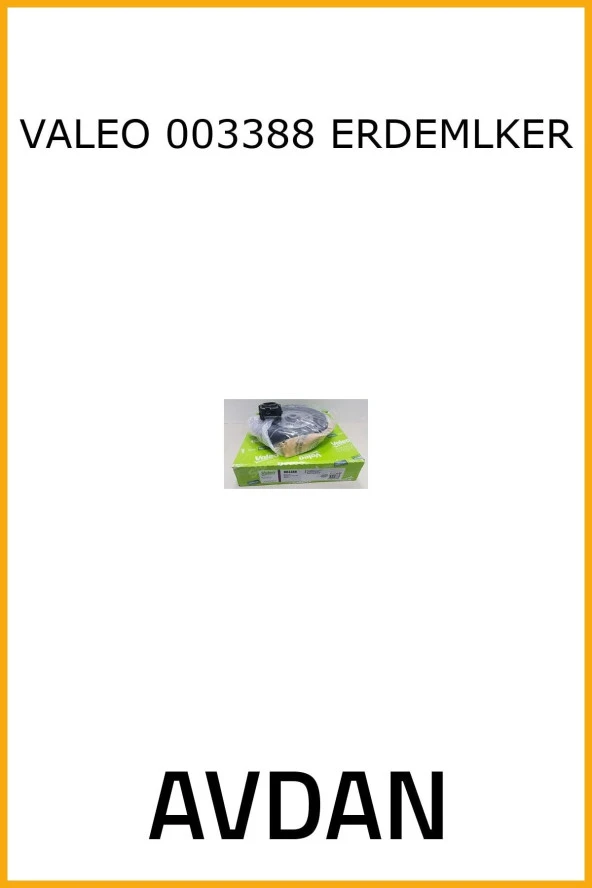 Orjinal Valeo 003388 - Renault R 12 De8 Debrıyaj Setı R12 1,4