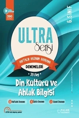 Palme Yayınları Ultra Serisi 6.Sınıf Din Kültürü Denemeleri (Haftalık Kazanım Kavrama) 38 Föy