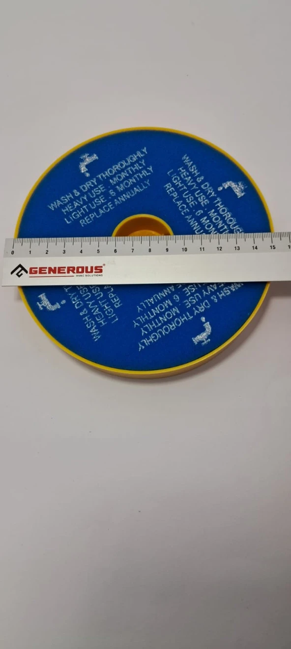 HEPA DYSON SARI MOTOR ÖNCESİ YUVARLAK 10043462 - 3