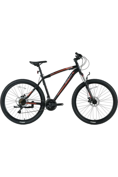 Bisan Mts 4600 Md 27.5 Jant 21 Vites 46 cm Dağ Bisikleti - Mat Siyah-Turuncu Bisan
