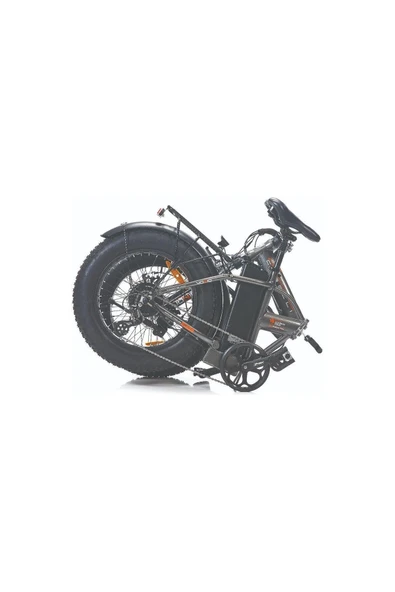Corelli Voniq E Fat Bike Katlanır Elektirikli Bisiklet GRİ - 4