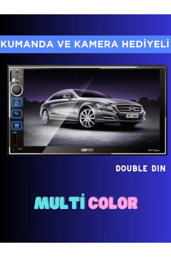 Carway CR-7 PLUS MULTİCOLOR Multimedia araç ekranı