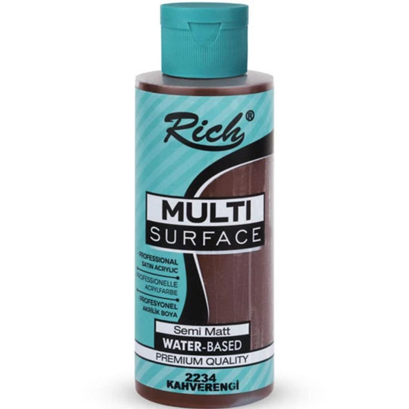 Rich Akrilik Boya Multi Surface 120 CC Kahverengi 120-2234 ürün görseli