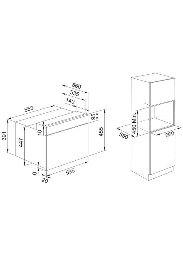 Mikrodalga Fırın FMY 45 MW BK Black+Black Frame - 3