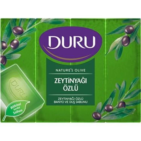 Duru Duş Sabunu 4 X 150 Gr Zeytinyağı Özlü 600 Gr