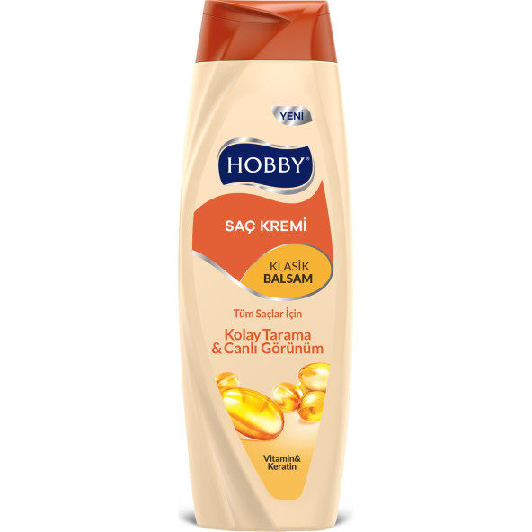 Hobby Klasik Balsam Saç Kremi 600 ML