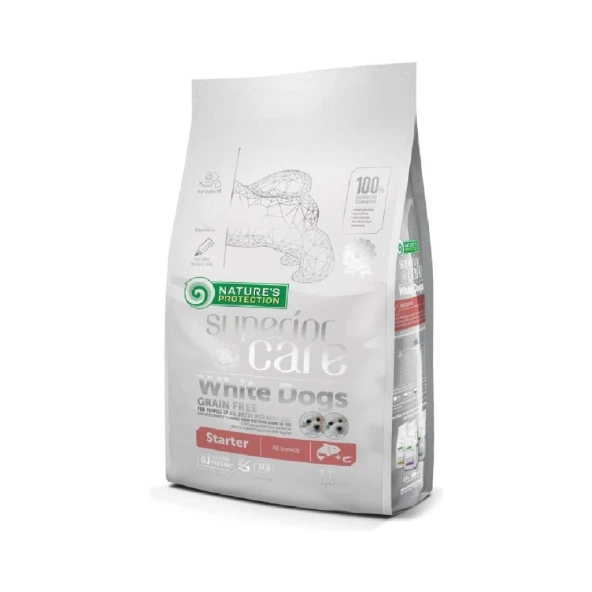 Natures Protection Nature's Protection Superior Care White Dogs Tahılsız Somunlu Yavru Köpek Maması 10+2 kg