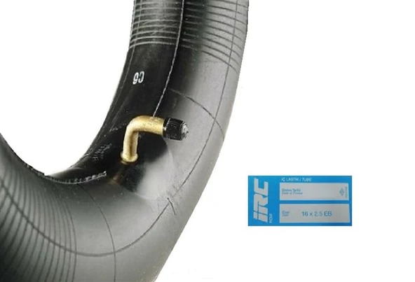 IRC 16x2.50 İÇ LASTİK EĞRİ SİBOP (E-BİKE) - Resim 2