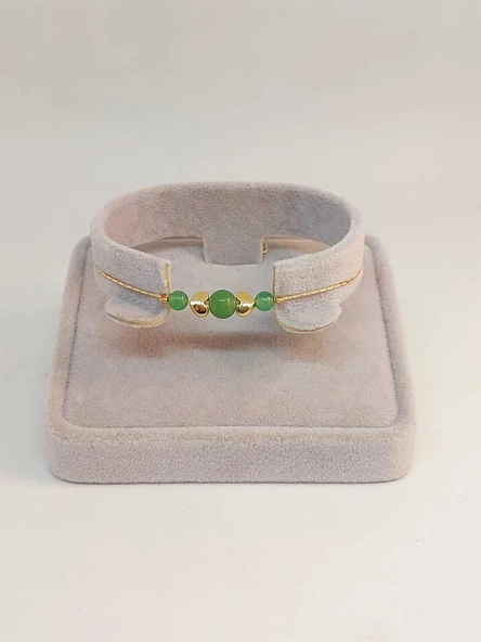 Aventurin Taşı Tasarım Bileklik (49842) ürün görseli 1