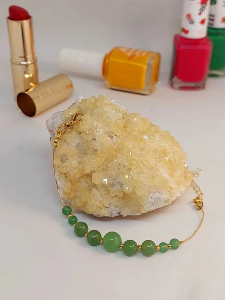 Aventurin Taşı Tasarım Bileklik (49844) - Resim 2