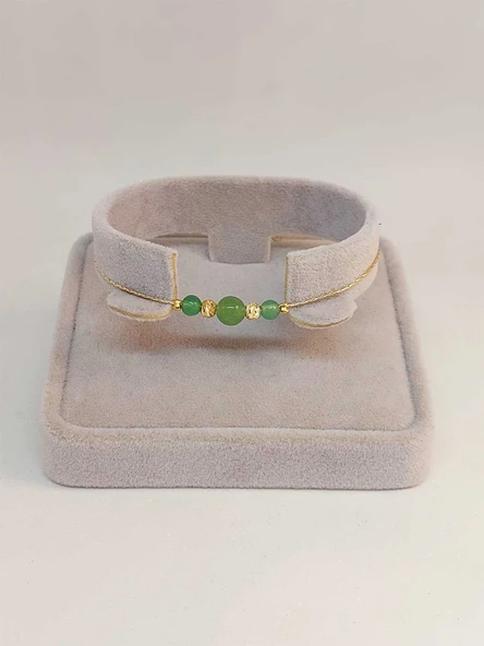 Aventurin Taşı Tasarım Bileklik (49846) - Resim 2