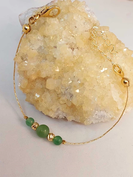 Aventurin Taşı Tasarım Bileklik (49846) ürün görseli