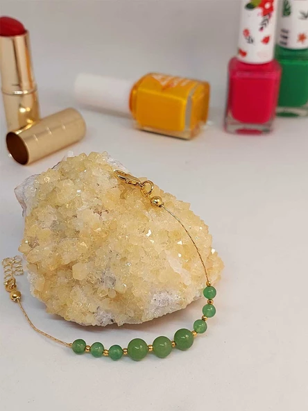 Aventurin Taşı Tasarım Bileklik (49850) ürün görseli