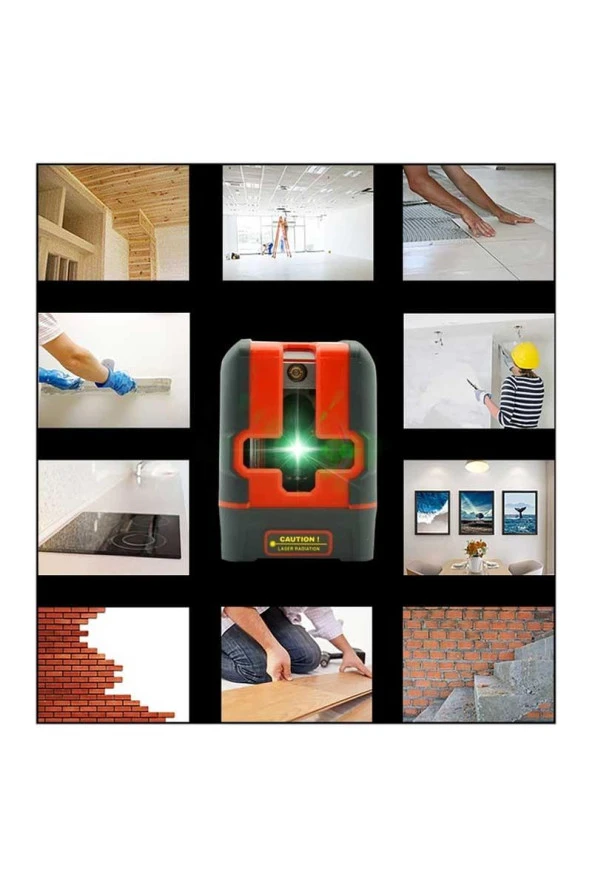 Uni-t LM570LD-II Yeşil Çizgi Lazer Hizalama Cihazı 10 Metre - Resim 3