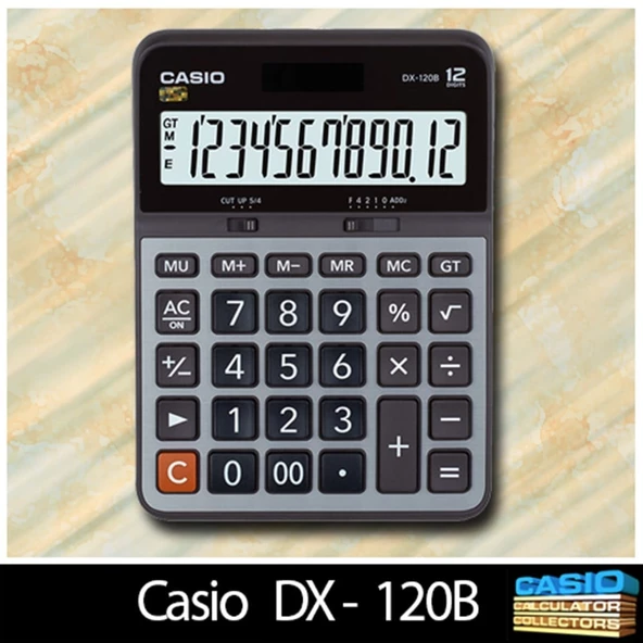 Casio DX-120B 12 Haneli Masaüstü Hesap Makinesi - Resim 3