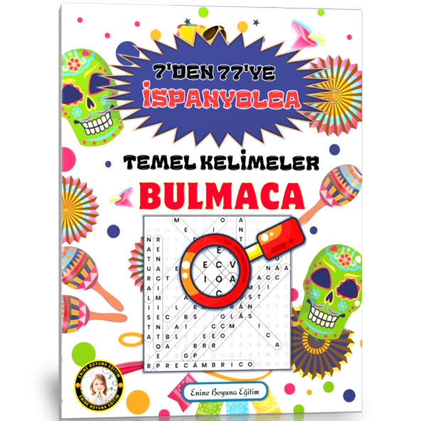 İspanyolca TEMEL Kelimeler Bulmaca Kitap Seti (2 Kitap)