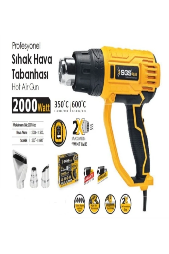 Sgs   2000watt Sıcak Hava Tabancası