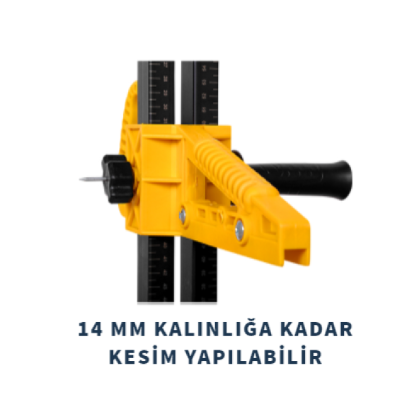 MASTERPLUS MANUEL ALÇIPAN KESME ALETİ DÜZ VE YUVARLAK KESİM 60CM