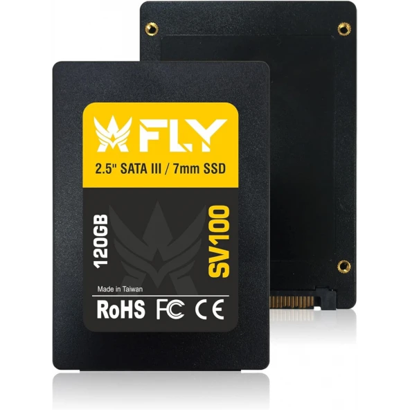 Fly Marka: 2.5" 120gb Sv100 Sata-3 3d 560/540 Mb/sn Ssd Kategori: Ssd (solid State Drive)