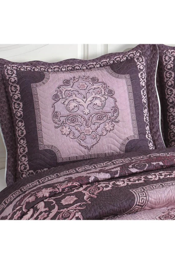 Bella Baskılı Kapitoneli Çift Kişilik Yatak Örtüsü - Resim 3