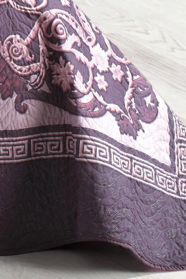 Bella Baskılı Kapitoneli Çift Kişilik Yatak Örtüsü - Resim 4