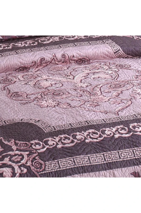 Bella Baskılı Kapitoneli Çift Kişilik Yatak Örtüsü - Resim 5