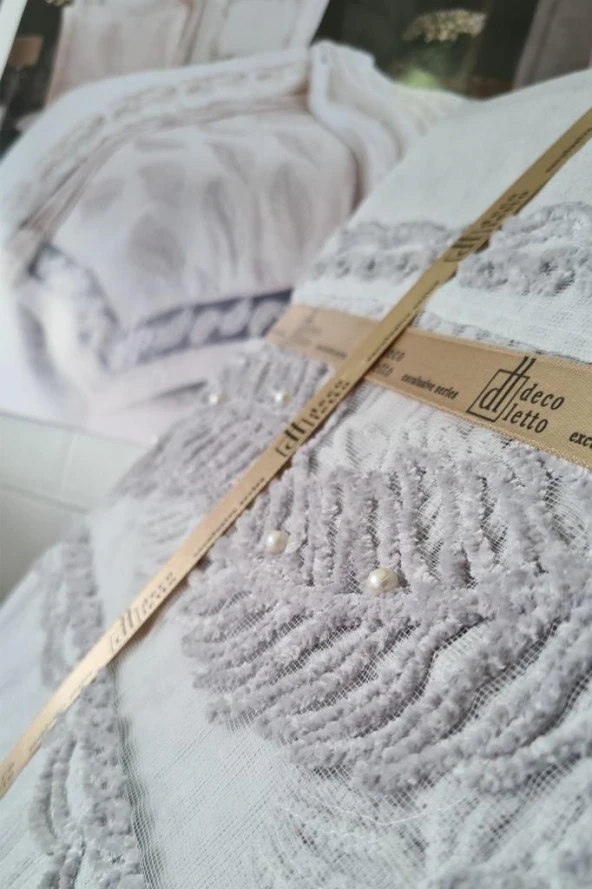 Çeyizdiyarı Trend 10 Parça Gelin Seti Gri - Resim 2