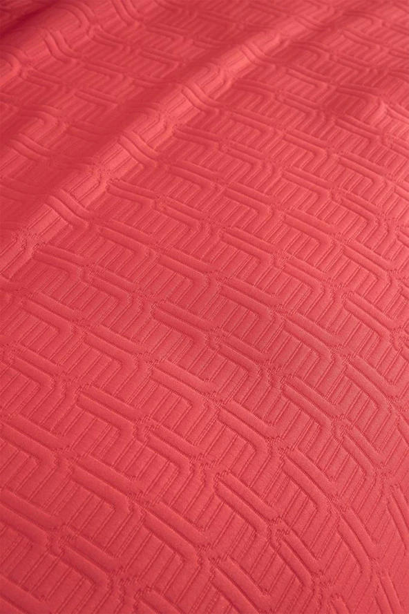 Drop Çift Kişilik Yatak Örtüsü Nar Çiçeği - Resim 8