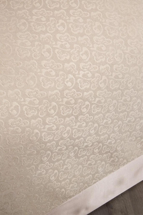 Çeyizdiyarı Fransız Güpürlü Diana Pike Seti 3 Parça Bej - Resim 5