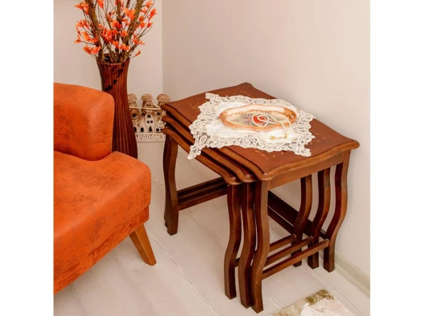 Candy Kadife Yatak Odası Takımı Gold - Resim 7