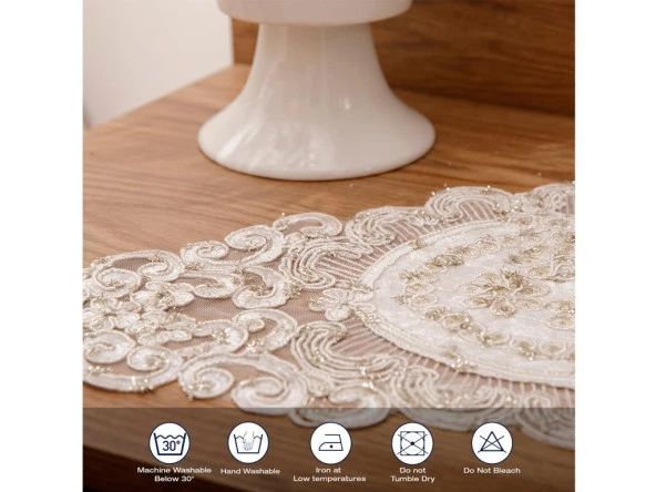 Candy Kadife Yatak Odası Takımı Gold - Resim 9