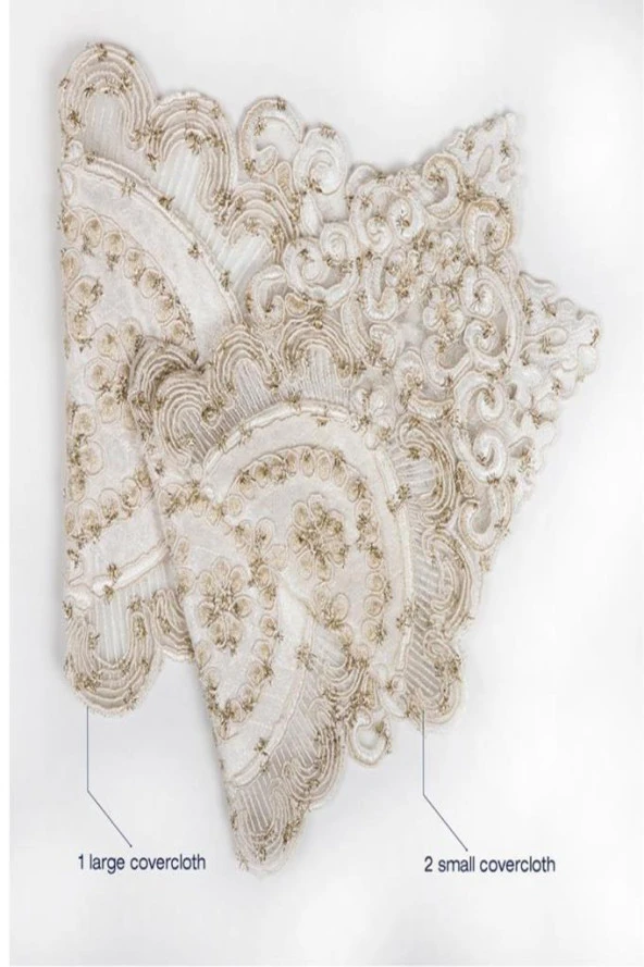 Candy Kadife Yatak Odası Takımı Gold - Resim 12