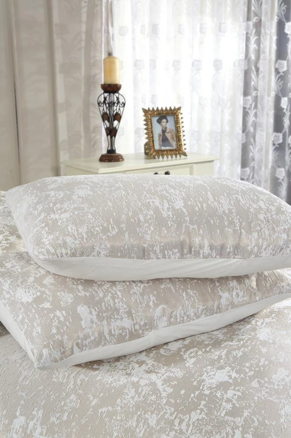 Çeyiz Diyarı Slayka Yatak Örtüsü Cappucino - Resim 6