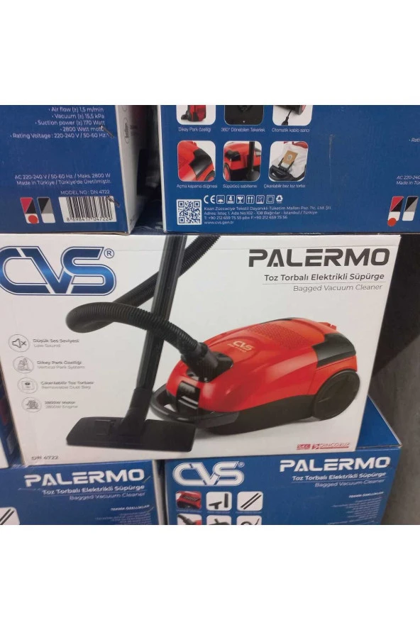 HM industry design ELEKTRİKLİ SÜPÜRGE TOZ TORBALI - 3