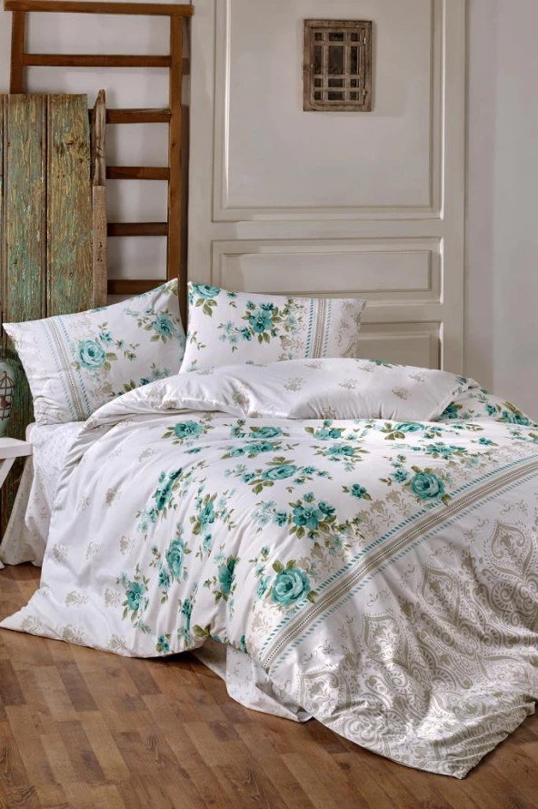 Taç Kristal Talya Light Collection Çift Kişilik Nevresim Takımı Mint ürün görseli