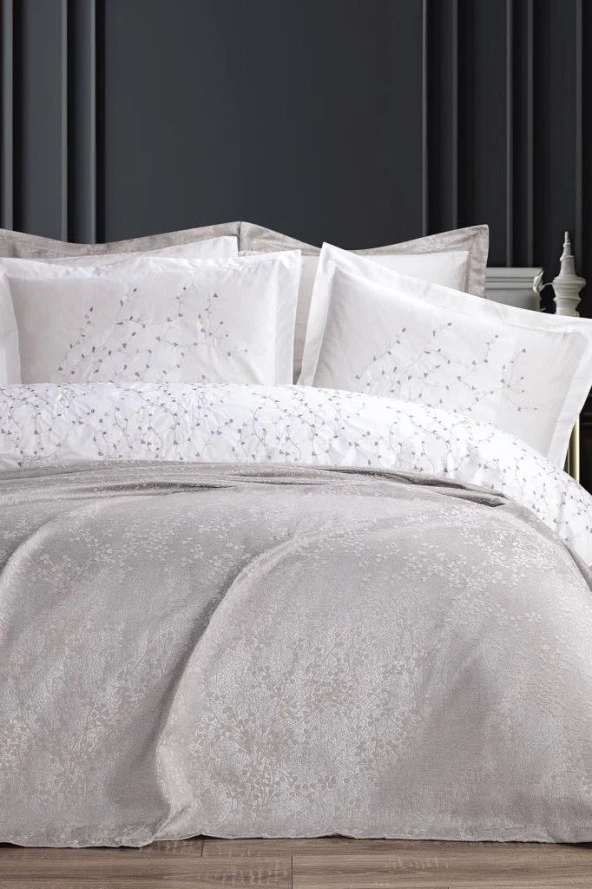 Burçak Gelin Seti 7 Parça Bej ürün görseli