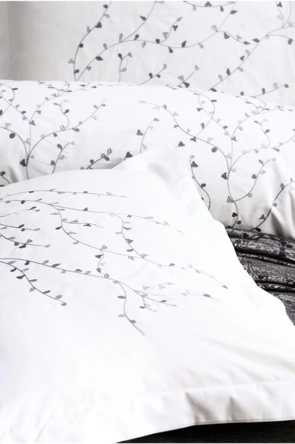 Burçak Gelin Seti 7 Parça Antrasit - Resim 3