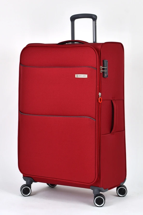 Pierre Cardin Ultra Light Kumaş Büyük Boy Valiz Bordo PC6050