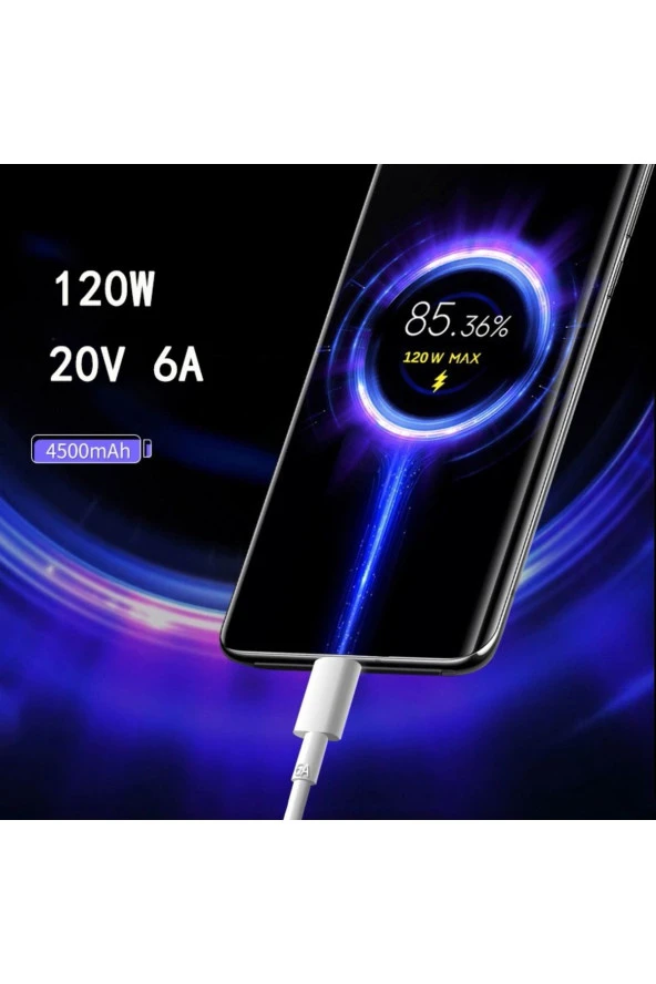 Xiaomi 120W Ultra Hızlı Şarj Cihazı (Xiaomi Türkiye Garantili) - 4