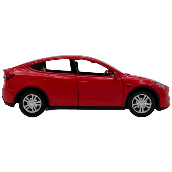Birlik Oyuncak Minitro 1:36 Metal Çekbırak Sesli Işıklı Tesla Model Y FY6368-12D - 7