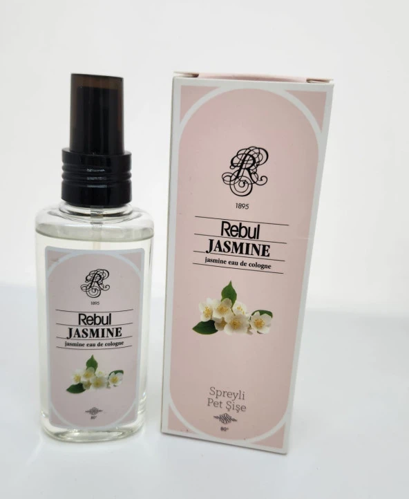 Rebul Jasmine 125ML Sprey Başlık Kutulu PVC Şişe Kolonya - 2