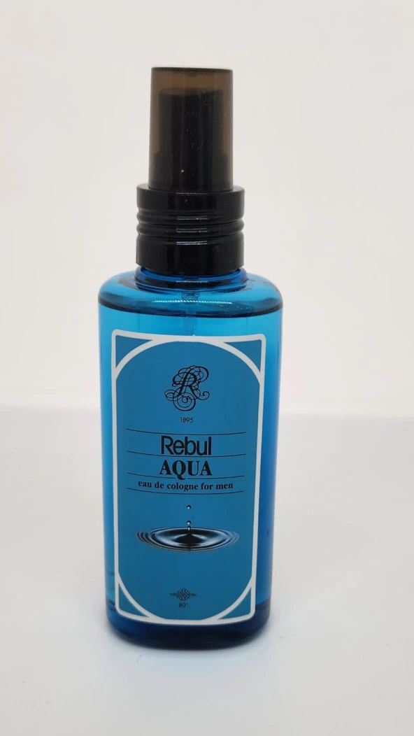 Rebul Aqua 125ML Sprey Başlık Kutulu PVC Şişe Kolonya