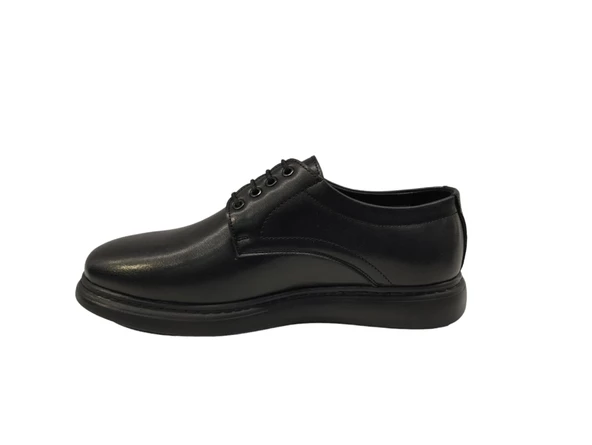 Rossi 001M Suni Deri Bağcıklı Günlük Erkek Klasik Ayakkabı - 2