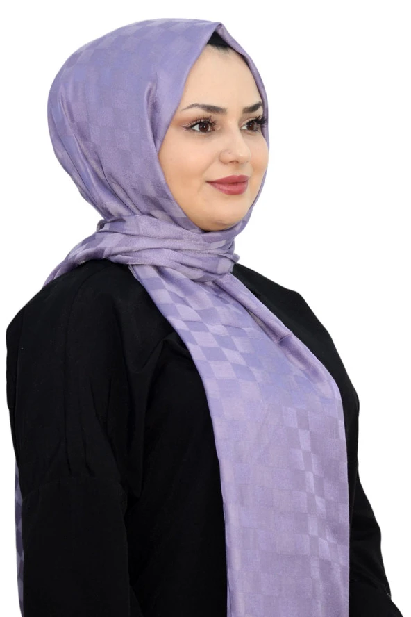 Minelli Jakarlı Dama Monogram Şal EŞ5262-13